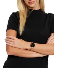 LIUJO GLAM Montre connect&eacute;e avec bo&icirc;tier en alliage de zinc et acier rose d'or - Montres - 4