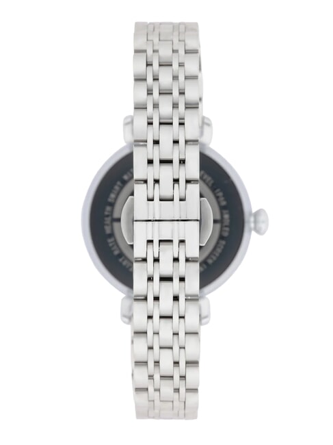 GLAM Montre connect&eacute;e avec bo&icirc;tier en alliage de zinc et acier argent - Montres