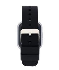 LIUJO VOICE MINI Montre connect&eacute;e avec bo&icirc;tier en silicone et acier argent - Montres - 3