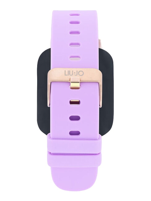 VOICE ENERGY Montre connect&eacute;e avec bo&icirc;tier en silicone et aluminium rose d'or - Montres