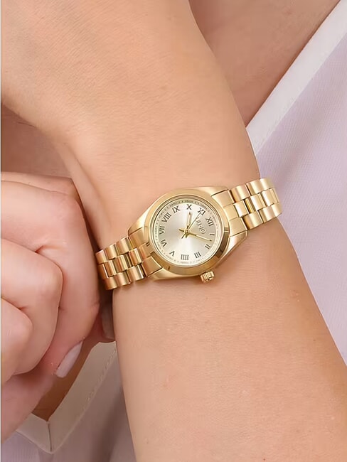 AIMABLE montre &agrave; mouvement Miyota cal.2035 or - Montres