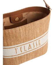 ALVIERO MARTINI PRIMA CLASSE RAFIA COAST Mini sac seau TABAC - Sacs pour Femme - 4