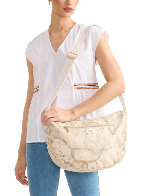 SOFT PETALS Grand sac bandouli&egrave;re raphia - Sacs pour Femme