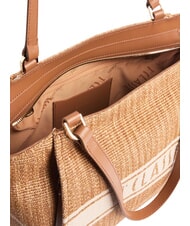 ALVIERO MARTINI PRIMA CLASSE RAFIA COAST Sac &agrave; provisions TABAC - Sacs pour Femme - 4
