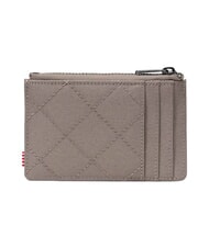 HERSCHEL OSCAR Porte-cartes plat avec zip bring&eacute; matelass&eacute; - Portefeuilles Homme - 2