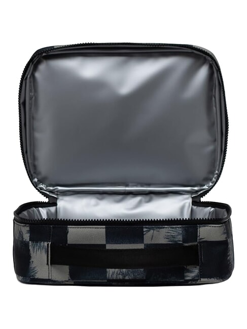 POP QUIZ Sac &agrave; lunch isotherme damier noir au pochoir - Sacs et accessoires Enfants