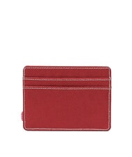 HERSCHEL CHARLIE  Porte-carte plat point ocre rouge/blanc - Portefeuilles Femme - 2