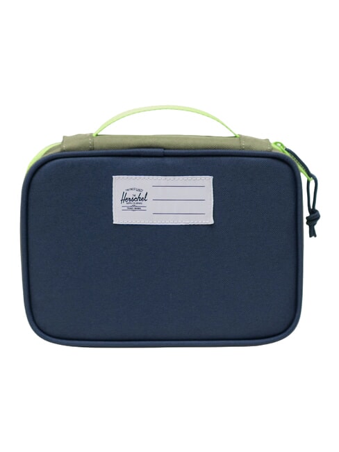 HERITAGE Trousse &agrave; crayons avec poign&eacute;e iris noir/tr&egrave;fle &agrave; quatre feuilles - &Eacute;tuis et Accessoires