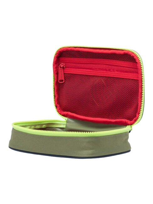 HERITAGE Trousse &agrave; crayons avec poign&eacute;e iris noir/tr&egrave;fle &agrave; quatre feuilles - &Eacute;tuis et Accessoires