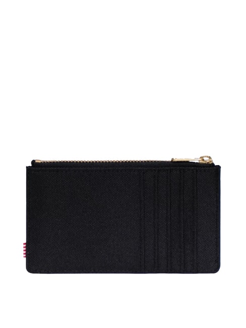 OSCAR Porte-cartes plat avec porte-monnaie NOIR - Portefeuilles Femme