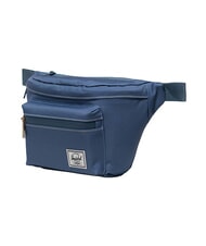 HERSCHEL POP QUIZ Sac banane avec poche mirage bleu/point blanc - Sacs banane - 2