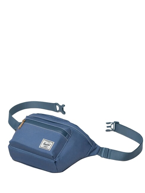 POP QUIZ Sac banane avec poche mirage bleu/point blanc - Sacs banane