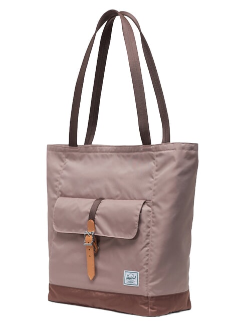 RETREAT Magasin vertical rose cendr&eacute;/brun - Sacs pour Femme