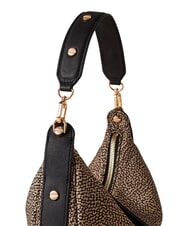 BORBONESE FRAME Sac hobo, mini, sac bandouli&egrave;re OP / NATUREL / NOIR - Sacs pour Femme - 5