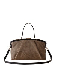 BORBONESE FRAME Sacoche de coffre, avec bandouli&egrave;re OP / NATUREL / NOIR - Sacs pour Femme - 2