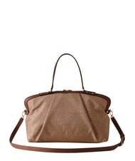 BORBONESE FRAME Sacoche de coffre, avec bandouli&egrave;re mer Beiger - Sacs pour Femme - 2