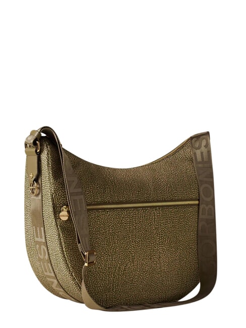 BORBONAIS Sac Hobo LUNA, moyen olive - Sacs pour Femme
