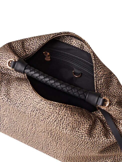 PLIE Sac bandouli&egrave;re Hobo OP / NATUREL / NOIR - Sacs pour Femme