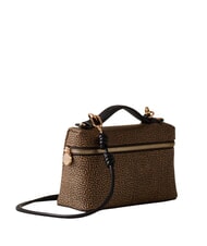 BORBONESE GEMINI Mini sac, port&eacute; &agrave; la main avec bandouli&egrave;re op naturel / noir - Sacs pour Femme - 2