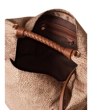 BORBONESE PLIE sac hobo moyen mer Beiger - Sacs pour Femme - 4