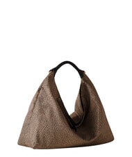 BORBONESE PLIE sac hobo moyen OP / NATUREL / NOIR - Sacs pour Femme - 3