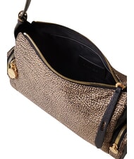 BORBONESE POCHE sac bandouli&egrave;re OP / NATUREL / NOIR - Sacs pour Femme - 4