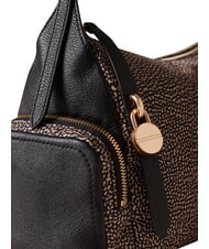 BORBONESE POCHE sac bandouli&egrave;re OP / NATUREL / NOIR - Sacs pour Femme - 5