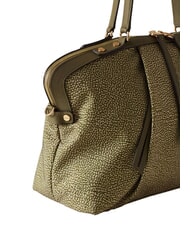 BORBONESE FRAME Sacoche de coffre, avec bandouli&egrave;re olive - Sacs pour Femme - 5