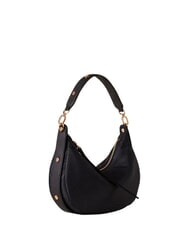 BORBONESE FRAME Sac hobo, mini, sac bandouli&egrave;re noir fonc&eacute; - Sacs pour Femme - 3