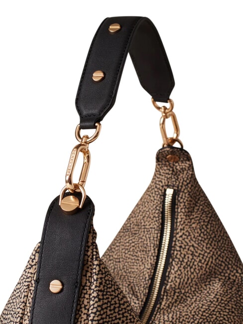 FRAME sac bandouli&egrave;re OP / NATUREL / NOIR - Sacs pour Femme