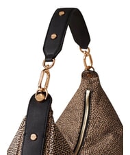 BORBONESE FRAME sac bandouli&egrave;re OP / NATUREL / NOIR - Sacs pour Femme - 5