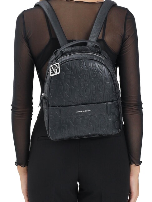 A|X ALL OVER Sac &agrave; dos noir - Sacs pour Femme