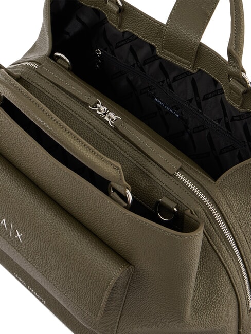 NICOLE Sac &agrave; main avec poche et bandouli&egrave;re savane - Sacs pour Femme