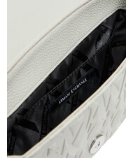 ARMANI EXCHANGE A|X CHARM Mini sac bandouli&egrave;re blanc cass&eacute; - Sacs pour Femme - 4