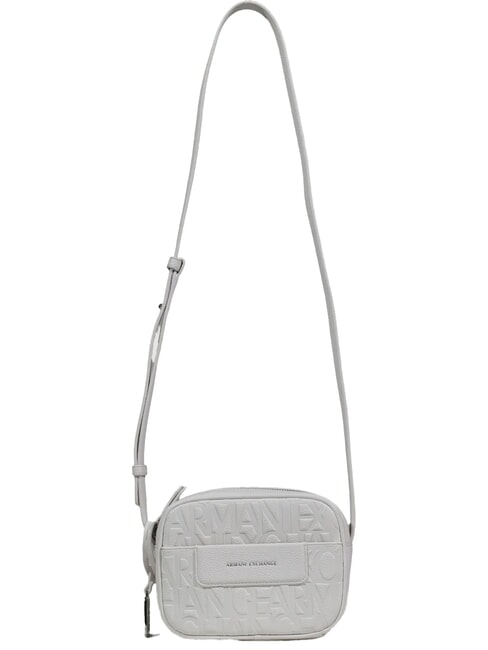 LIZ PEBBLE Sac photo avec logo en relief blanc cass&eacute; - Sacs pour Femme