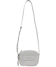 ARMANI EXCHANGE LIZ PEBBLE Sac photo avec logo en relief blanc cass&eacute; - Sacs pour Femme - 3