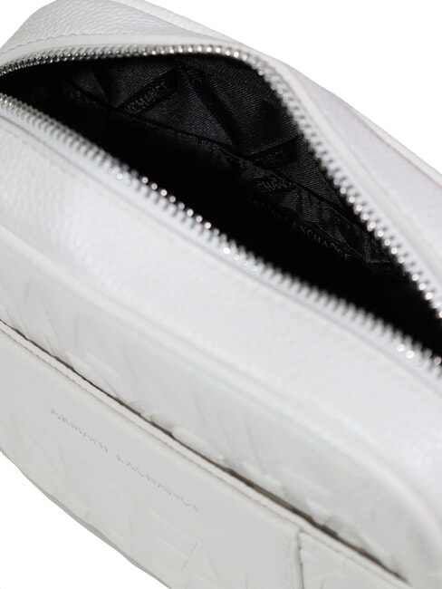 LIZ PEBBLE Sac photo avec logo en relief blanc cass&eacute; - Sacs pour Femme