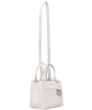 ARMANI EXCHANGE A|X CHARM Mini sac &agrave; main avec bandouli&egrave;re blanc cass&eacute; - Sacs pour Femme - 3