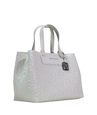 ARMANI EXCHANGE LIZ  Sac &agrave; main avec bandouli&egrave;re blanc cass&eacute; - Sacs pour Femme - 2