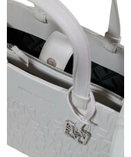 ARMANI EXCHANGE LIZ  Sac &agrave; main avec bandouli&egrave;re blanc cass&eacute; - Sacs pour Femme - 5