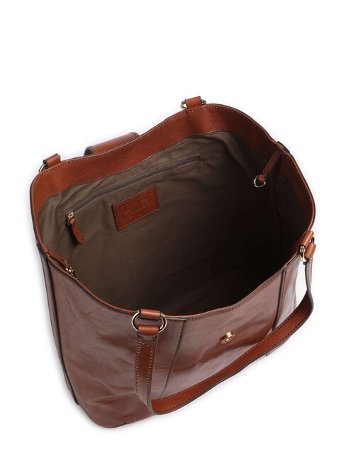 ERICA Sac cabas en cuir MARRON - Sacs pour Femme