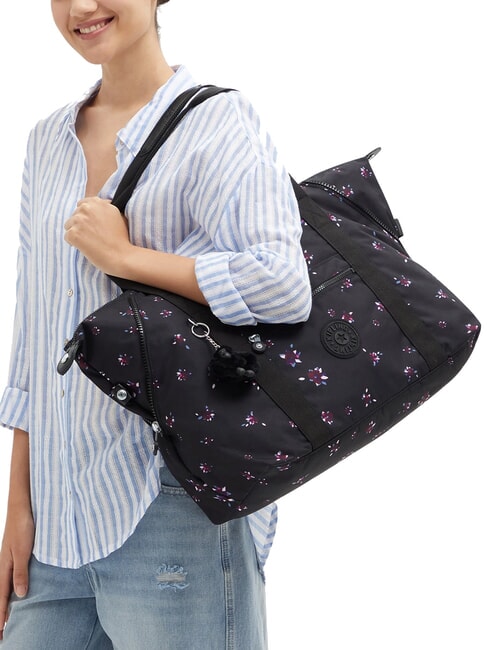ART Grand sac &agrave; bandouli&egrave;re fleur de nuit - Sacs pour Femme