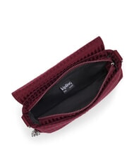 KIPLING ARAS  sac bandouli&egrave;re jacquard de carreaux marron - Sacs pour Femme - 4