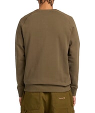 TIMBERLAND ER BASIC REGULAR Sweat &agrave; col rond feuille vert-terre de cassel - Pulls molletonn&eacute;s - 2