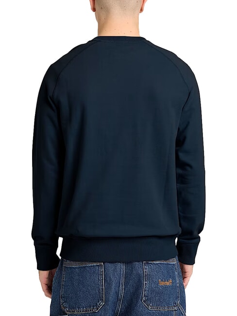 ER BASIC REGULAR Sweat &agrave; col rond saphir fonc&eacute;/denim fonc&eacute; - Pulls molletonn&eacute;s