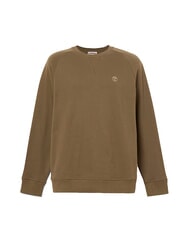 TIMBERLAND ER BASIC REGULAR Sweat &agrave; col rond feuille vert-terre de cassel - Pulls molletonn&eacute;s - 3