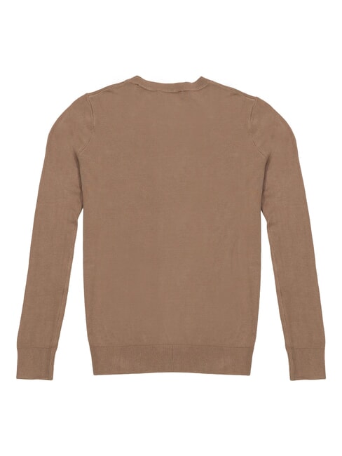 SAYLOR LOGO  Pull-over taupe de soie - Chandails pour femmes