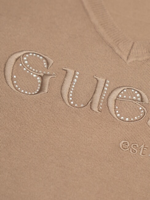 SAYLOR LOGO  Pull-over taupe de soie - Chandails pour femmes