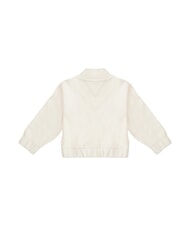 TOMMY HILFIGER TH KIDS Sweat-shirt &agrave; fermeture &eacute;clair int&eacute;grale blanc ancien - B&eacute;b&eacute; Sweat - 3