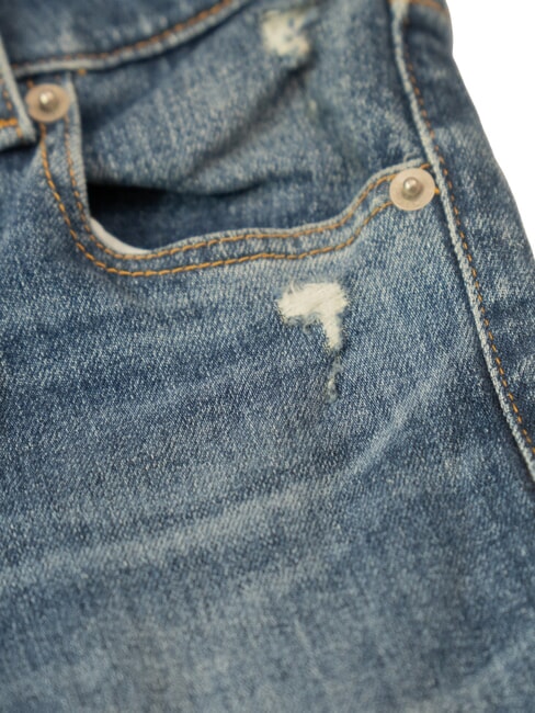 TH KIDS Jeans pour enfants bleu stri&eacute; - Pantalons pour enfants